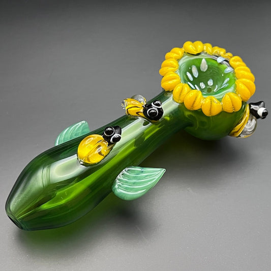 sunflower glass pipe